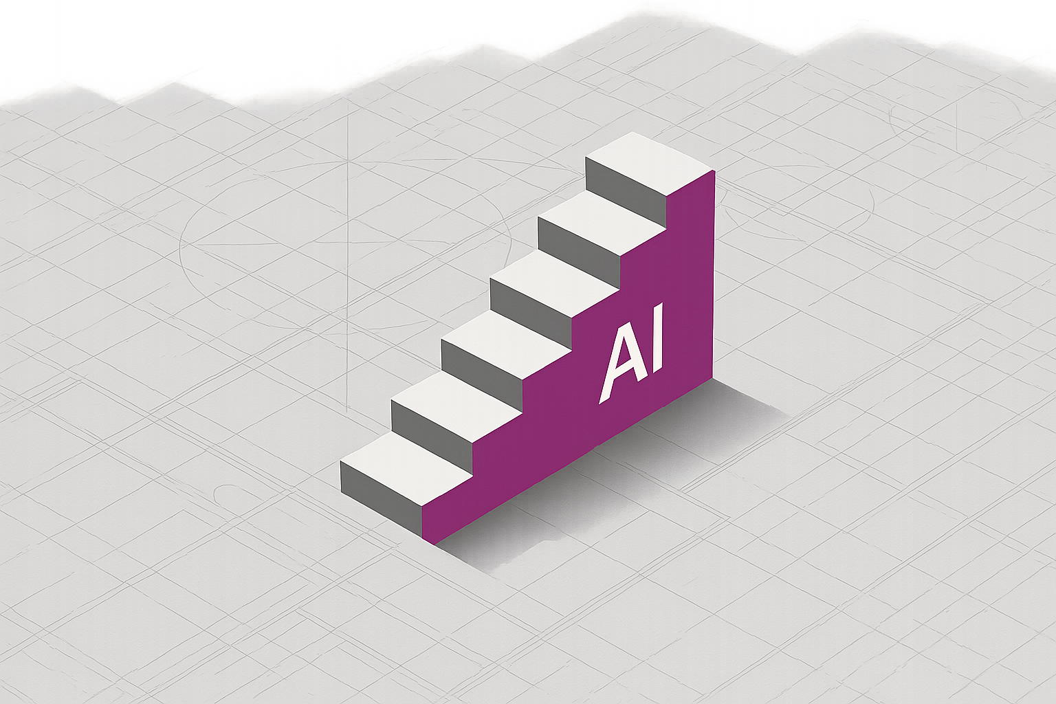 Diagram of an AI agent autonomously processing B2B commercial decisions in a chain reaction, with branching arrows illustrating errors multiplying at scale across an unstructured sales operation